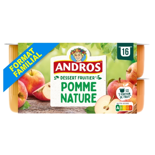 Compote Pomme Nature ANDROS