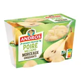 Dessert Fruitier Poire Morceaux ANDROS