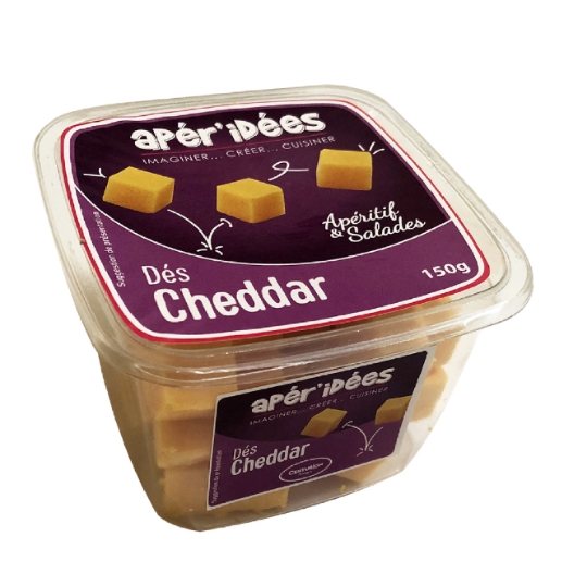 Dés de Cheddar pour Apéritif & Salades APER'IDEES