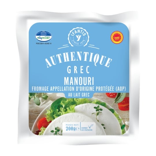 Fromage Manouri AOP AUTHENTIQUE GREC BY IFANTIS