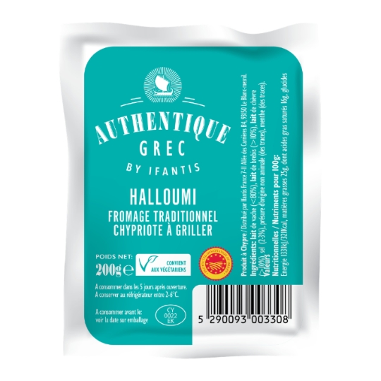 Fromage Halloumi AUTHENTIQUE GREC BY IFANTIS