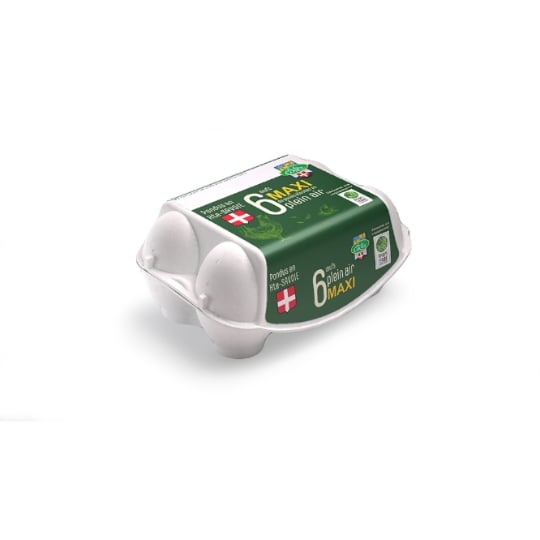 Œufs plein air maxi 6 BABY COQUE