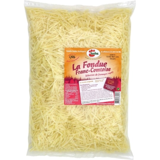 Fromage Rapé pour Fondue BADOZ