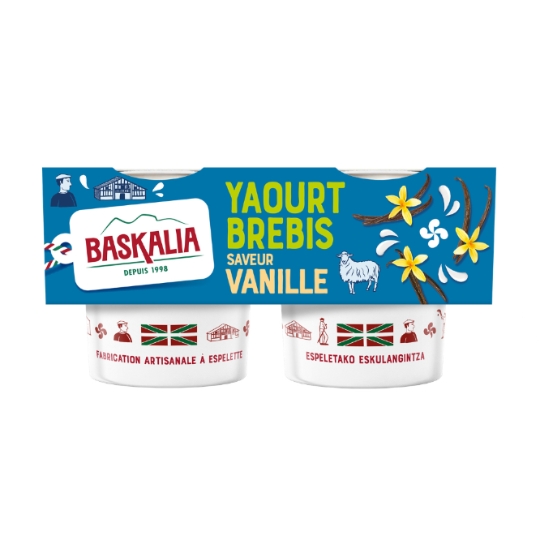 Yaourts de Brebis Vanille BASKALIA