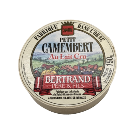 Camembert Petit Au Lait Cru BERTRAND