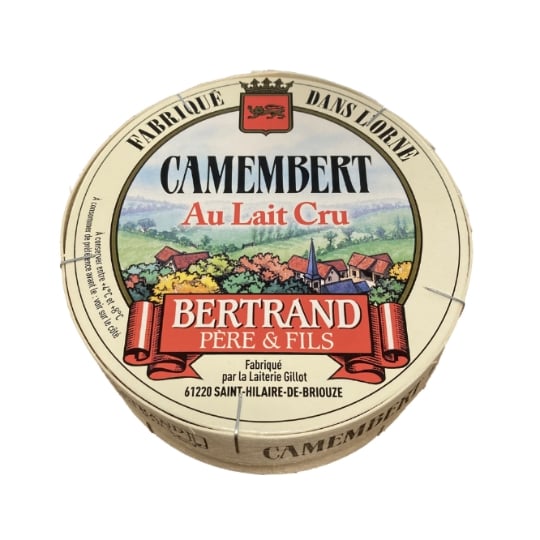 Fromage Camembert au laut cru BERTRAND VILLAGE