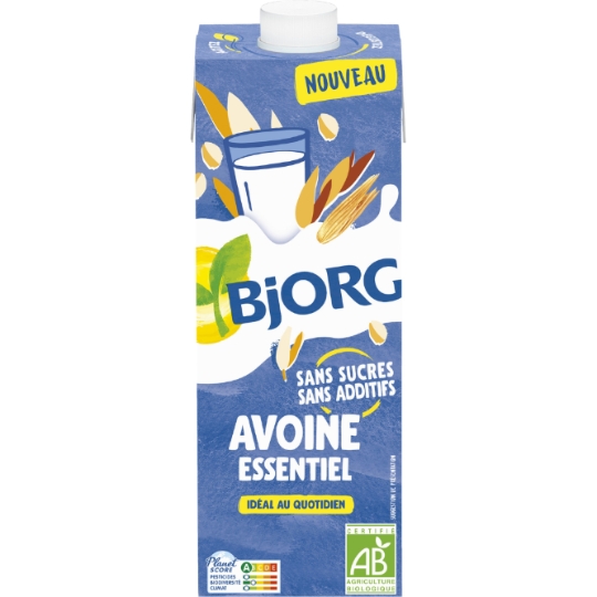 Boisson Végétale Avoine Essentiel Bio Sans Sucres Sans Additifs BJORG