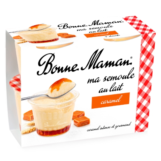 Semoule au lait au caramel BONNE MAMAN