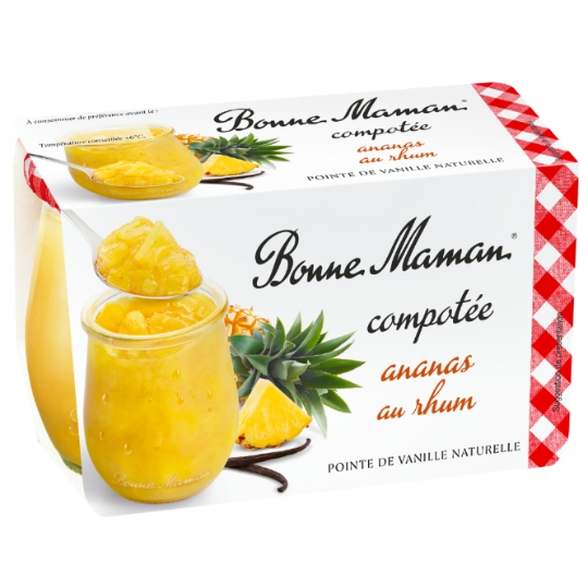 Compote Ananas Rhum BONNE MAMAN