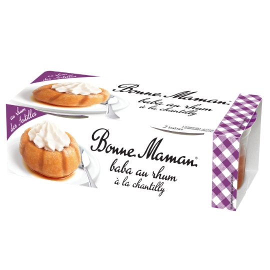 Dessert Baba au rhum à la chantilly BONNE MAMAN