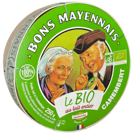 Camembert Bio Au Lait Entier BONS MAYENNAIS