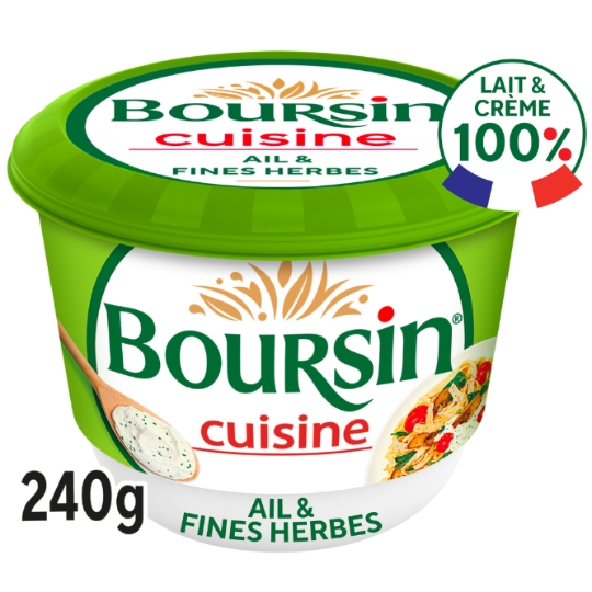 Fromage à Tartiner Ail et Fines Herbes BOURSIN
