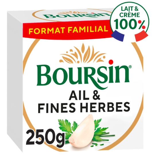 Fromage à Tartiner Ail et Fines Herbes BOURSIN