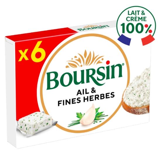 Fromage à Tartiner Ail et Fines Herbes BOURSIN