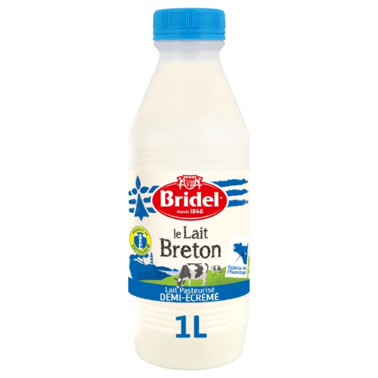 Lait Frais Demi-Écrémé BRIDEL