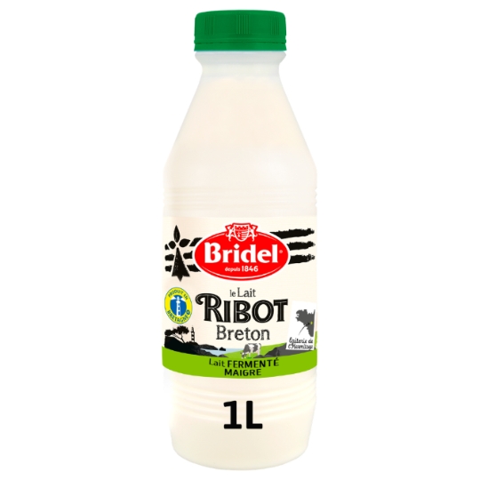 Lait Frais Fermenté Maigre Ribot BRIDEL