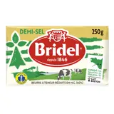 Beurre demi-sel à teneur réduite en MG 60% MG BRIDEL