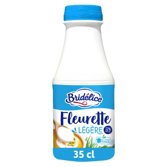 Crème Fraîche Fluide Légère Fleurette 12% MG BRIDELICE