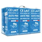 Lait Demi-Ecrémé Stérilisé UHT C'EST QUI LE PATRON ?!