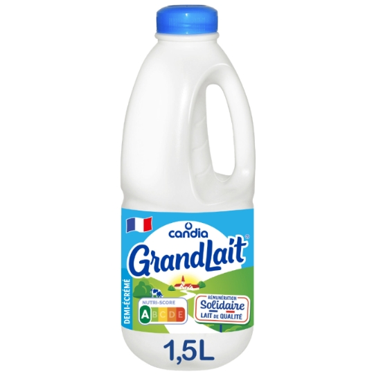 Lait Demi-Écrémé CANDIA