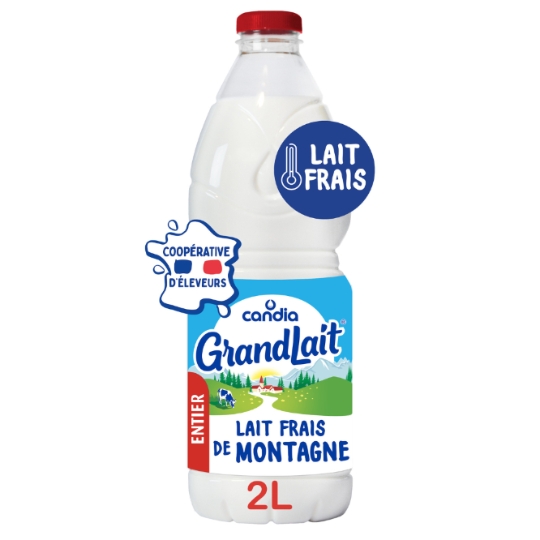 Lait Frais De Montagne Entier CANDIA