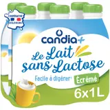 Lait Ecrémé Sans Lactose CANDIA+
