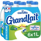 Lait Demi Ecrémé GrandLait CANDIA