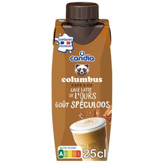 Boisson Lactée Café Latte Goût Spéculoos CANDIA