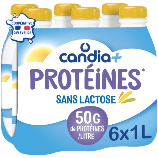Lait Sans Lactose Protéines CANDIA