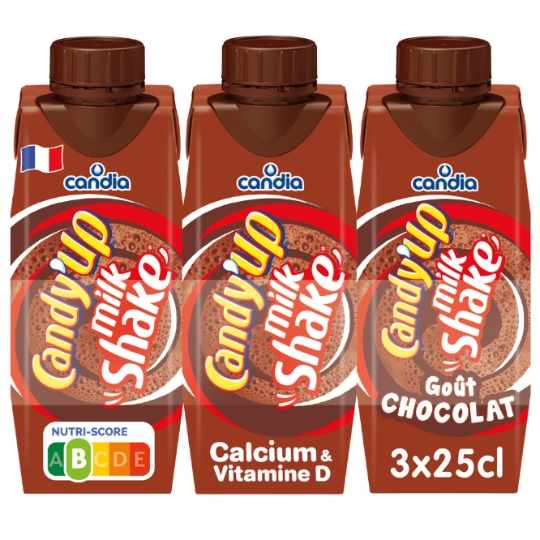 Boisson Lactée Milkshake chocolat CANDY'UP