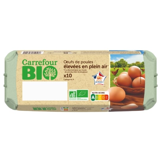 Œufs bio petit CARREFOUR BIO