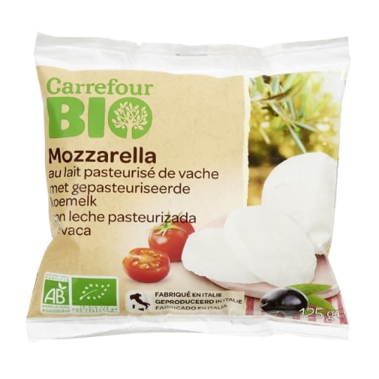 Mozzarella   Au Lait Pasteurisé Bio CARREFOUR BIO