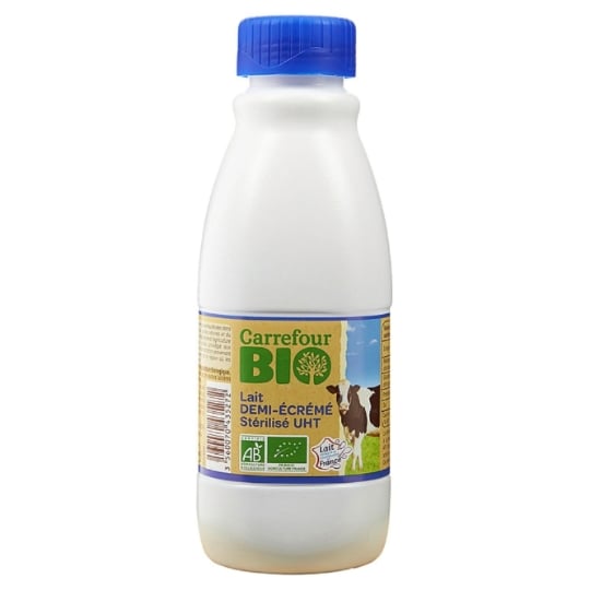 Lait Demi-Ecrémé UHT Bio CARREFOUR BIO
