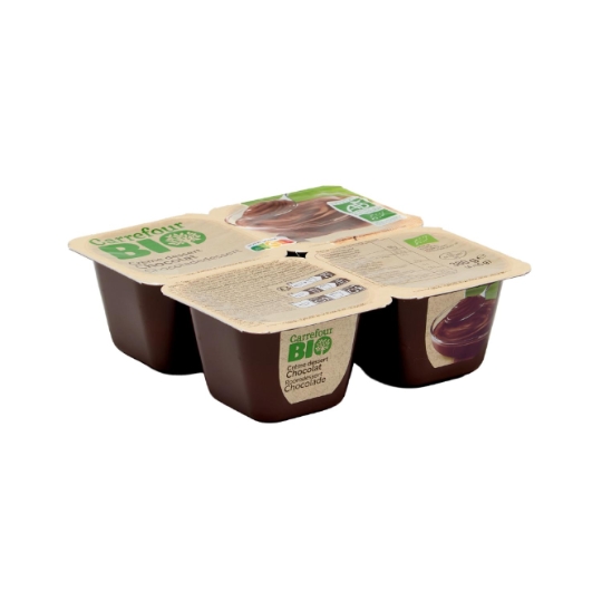 Crème dessert au chocolat CARREFOUR BIO