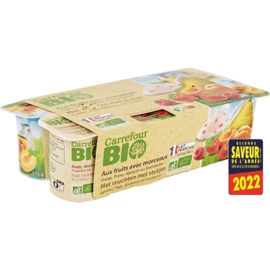 Yaourts aux fruits CARREFOUR BIO