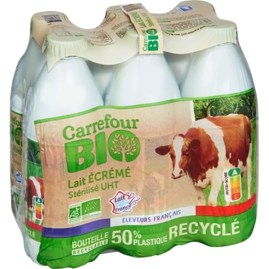 Lait Ecrémé Bio CARREFOUR BIO