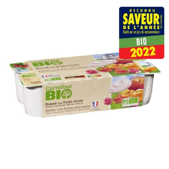 Yaourts  aux fruits mixés Bio CARREFOUR BIO