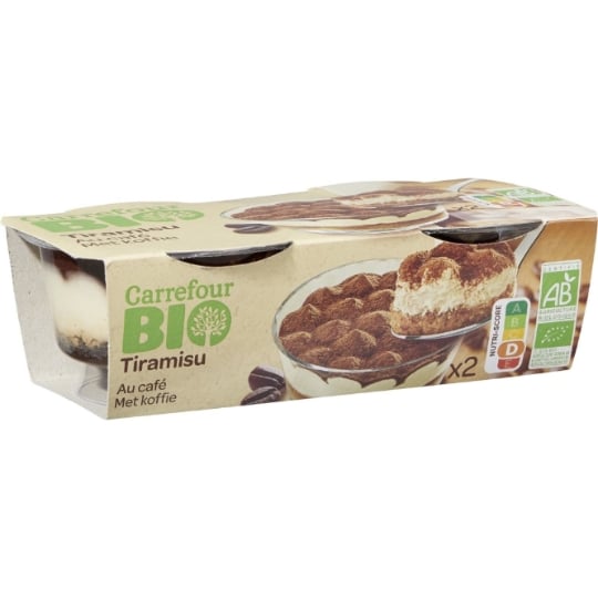 Dessert tiramisu café  Bio CARREFOUR BIO