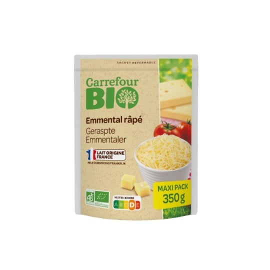 Fromage Râpé  Emmental   Bio CARREFOUR BIO