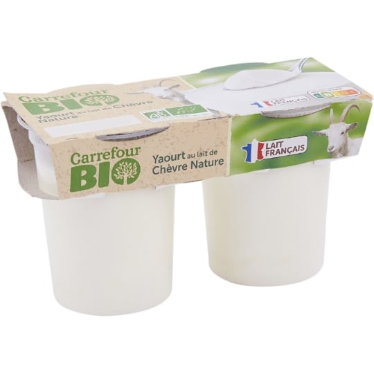 Yaourts  au lait de chèvre Bio CARREFOUR BIO