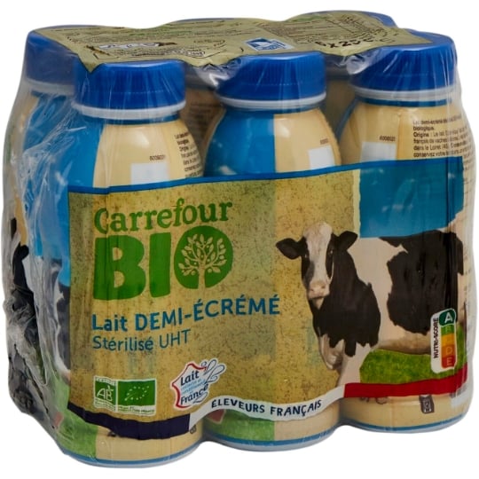 Lait Demi-Ecrémé Bio CARREFOUR BIO