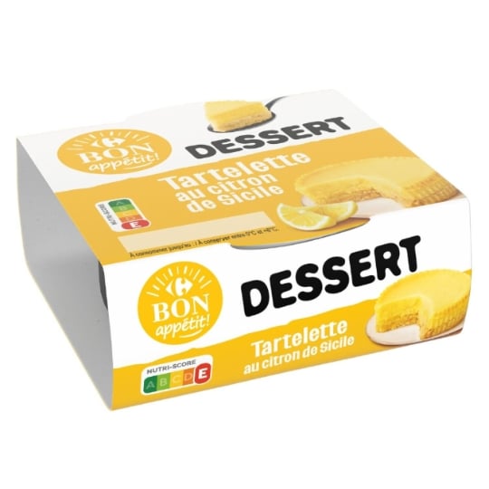 Tartelette au citron de Sicile CARREFOUR BON APPETIT !