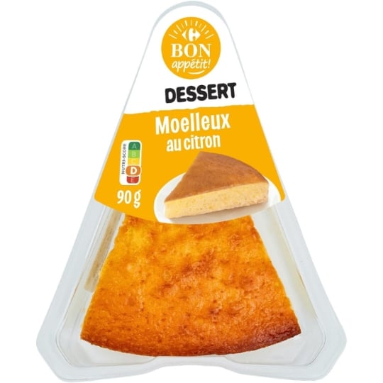 Gâteau moelleux au citron CARREFOUR BON APPETIT !