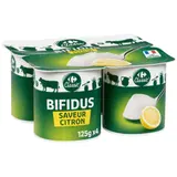 Yaourts bifidus saveur citron CARREFOUR CLASSIC'