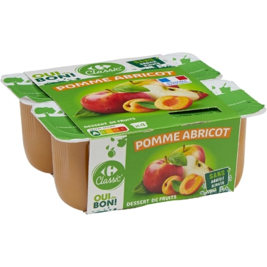Compote Pomme Abricot CARREFOUR CLASSIC'
