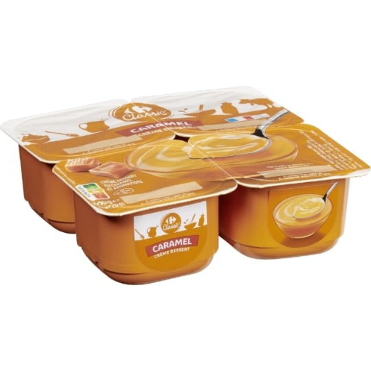 Crème dessert caramel CARREFOUR CLASSIC'