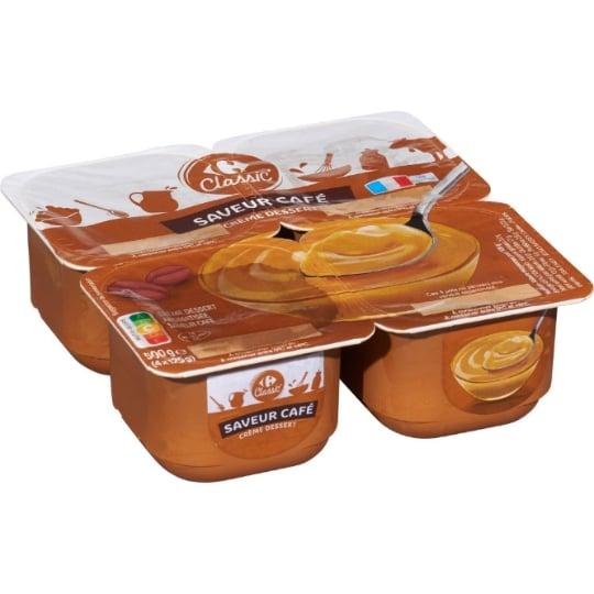 Crème dessert café CARREFOUR CLASSIC'
