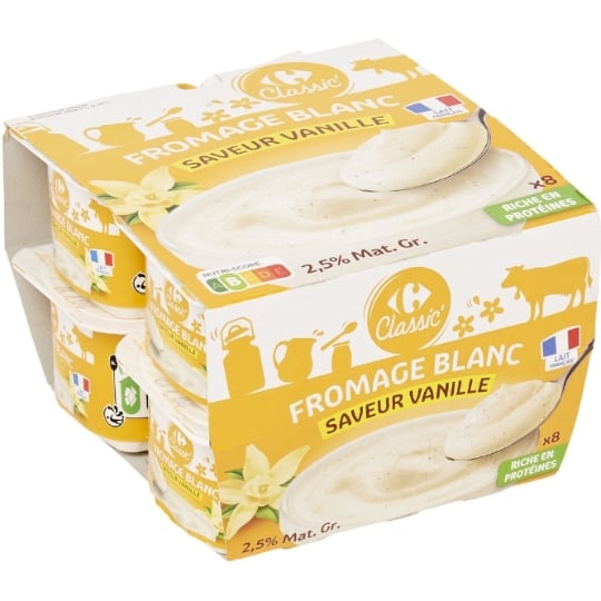 Fromage Blanc Vanille CARREFOUR CLASSIC'