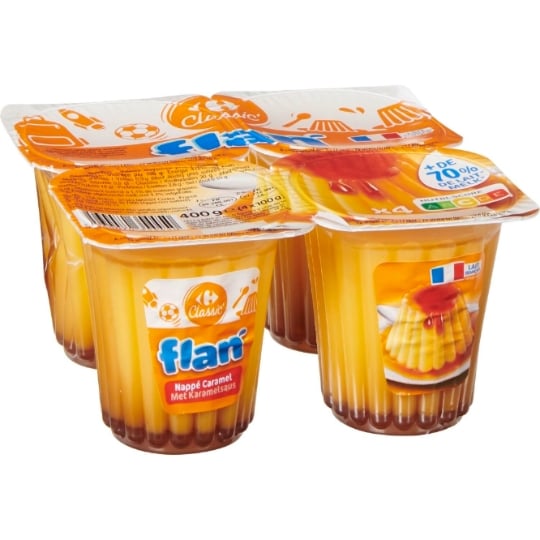 Flan  caramel CARREFOUR CLASSIC'