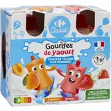 Yaourts abricot fraise CARREFOUR CLASSIC'
